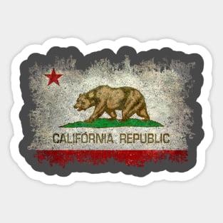 Vintage California Republic Flag Sticker